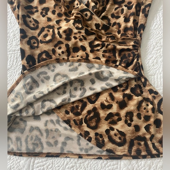 Boston Proper Faux Wrap Top - Picture 4 of 7